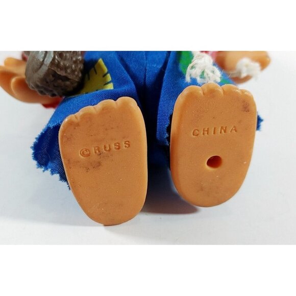 HILLBILLY HOBO  5" Russ Troll Doll Red Hair - Picture 4 of 4